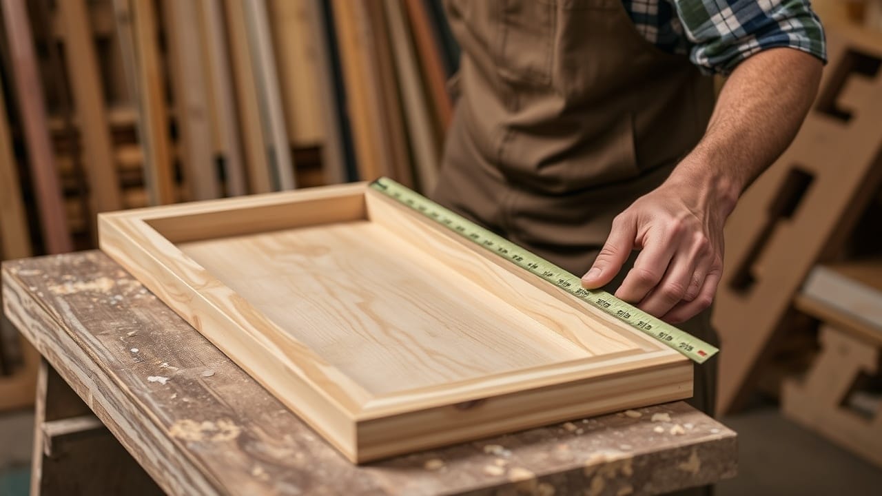 produktionsprozess von holzrahmen