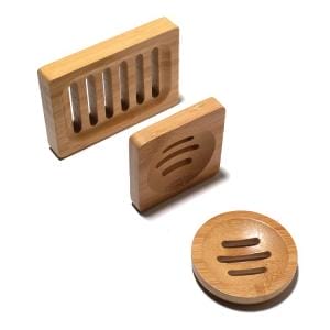 Seifenschale aus Holz, selbstentwässernd, Bamboofreundlich für Großhandel