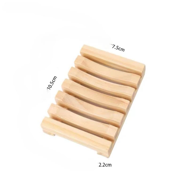 Seifenschale Holz – Handgefertigte Seifenschale aus Holz, 10,5 cm x 7,5 cm, Detailansicht.