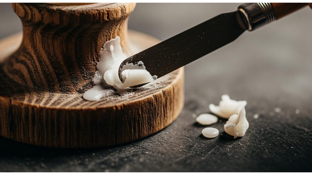 wachs von holzkerzenhaltern entfernen