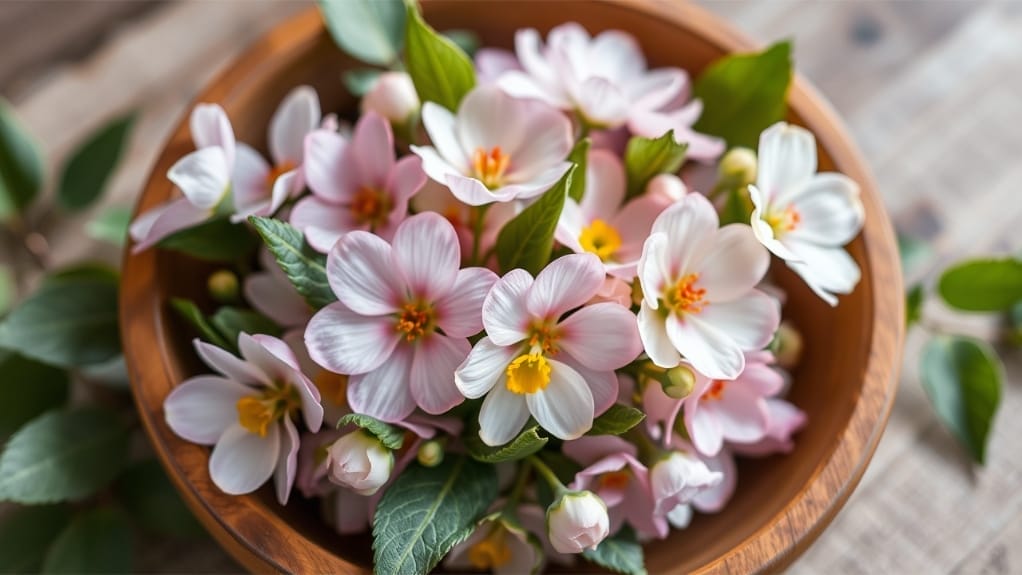 dekoideen für holzschale