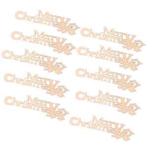 Schriftzug aus Holz "Merry Christmas", Weihnachtsdekoration.